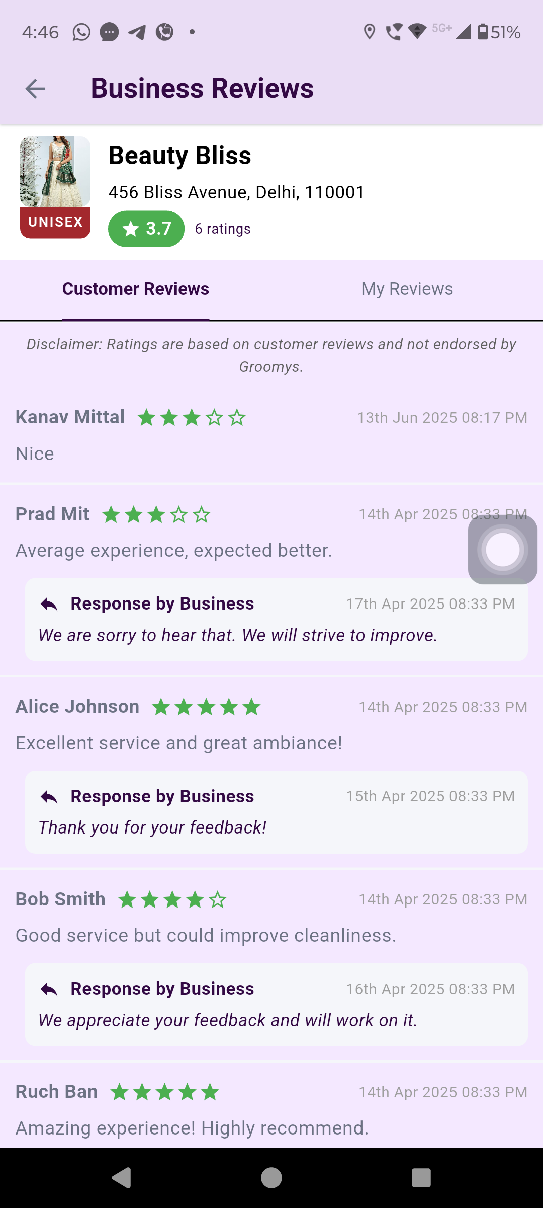 Customer App Screenshot 3